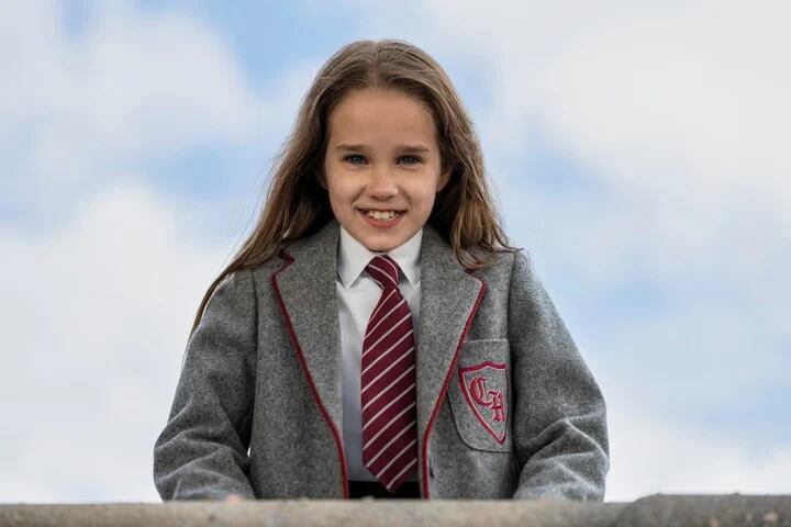 La pequeña que interpreta a Matilda en esta nueva cinta es Alisha Weir. Foto: Gentileza.
