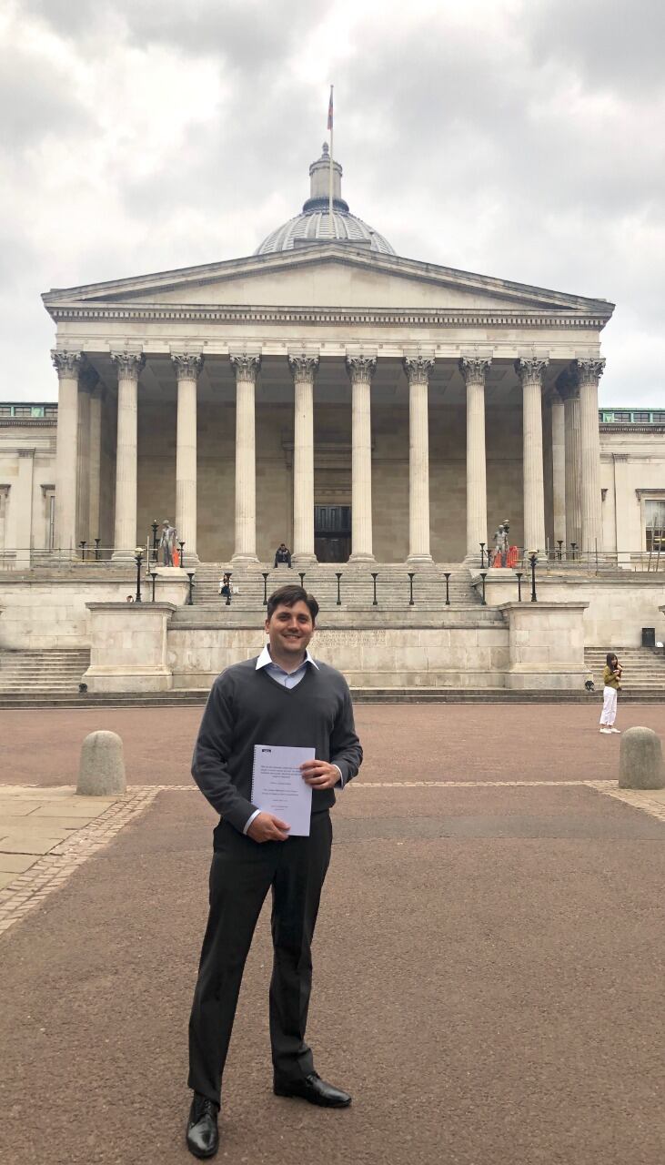 Federico Fernando Espínola Schulze, doctor en Medicina y Cirugía por la UNA y máster en Cirugía Mínimamente Invasiva Avanzada por la University College London (UCL) de Reino Unido. Foto: Gentileza.
