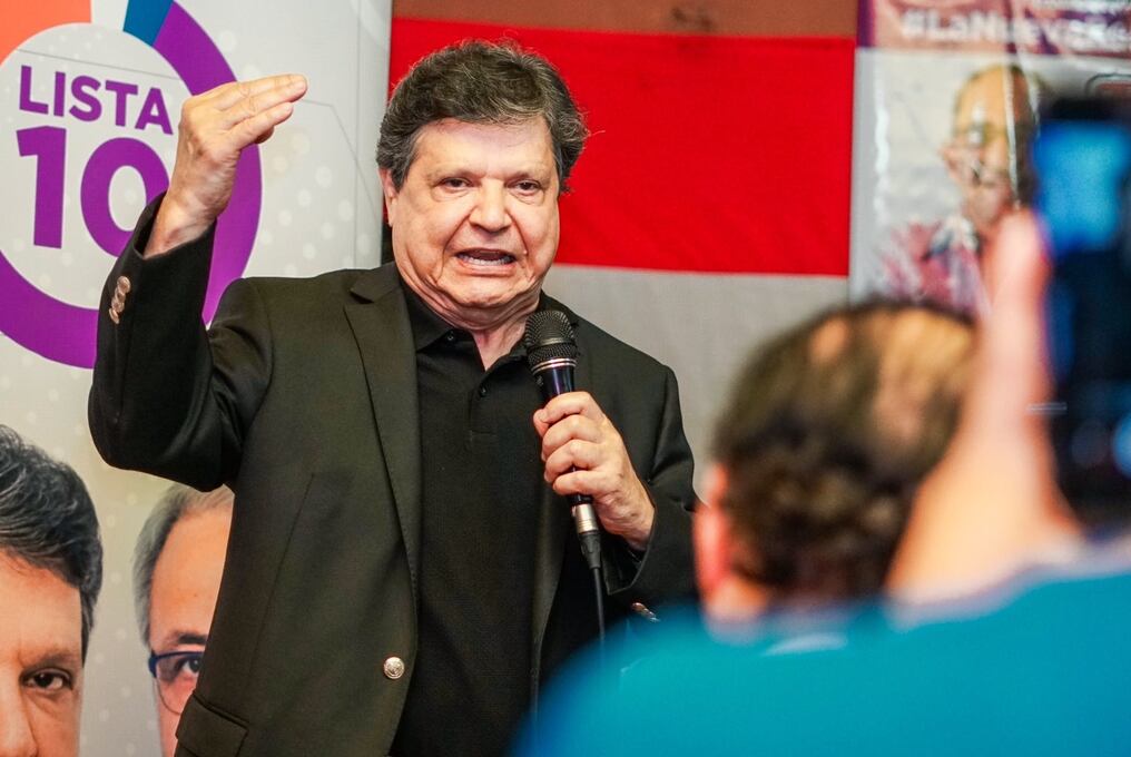 “Buscamos la reconciliación del pueblo paraguayo a través de un proyecto político”, comentó Euclides Acevedo. Foto: Gentileza.