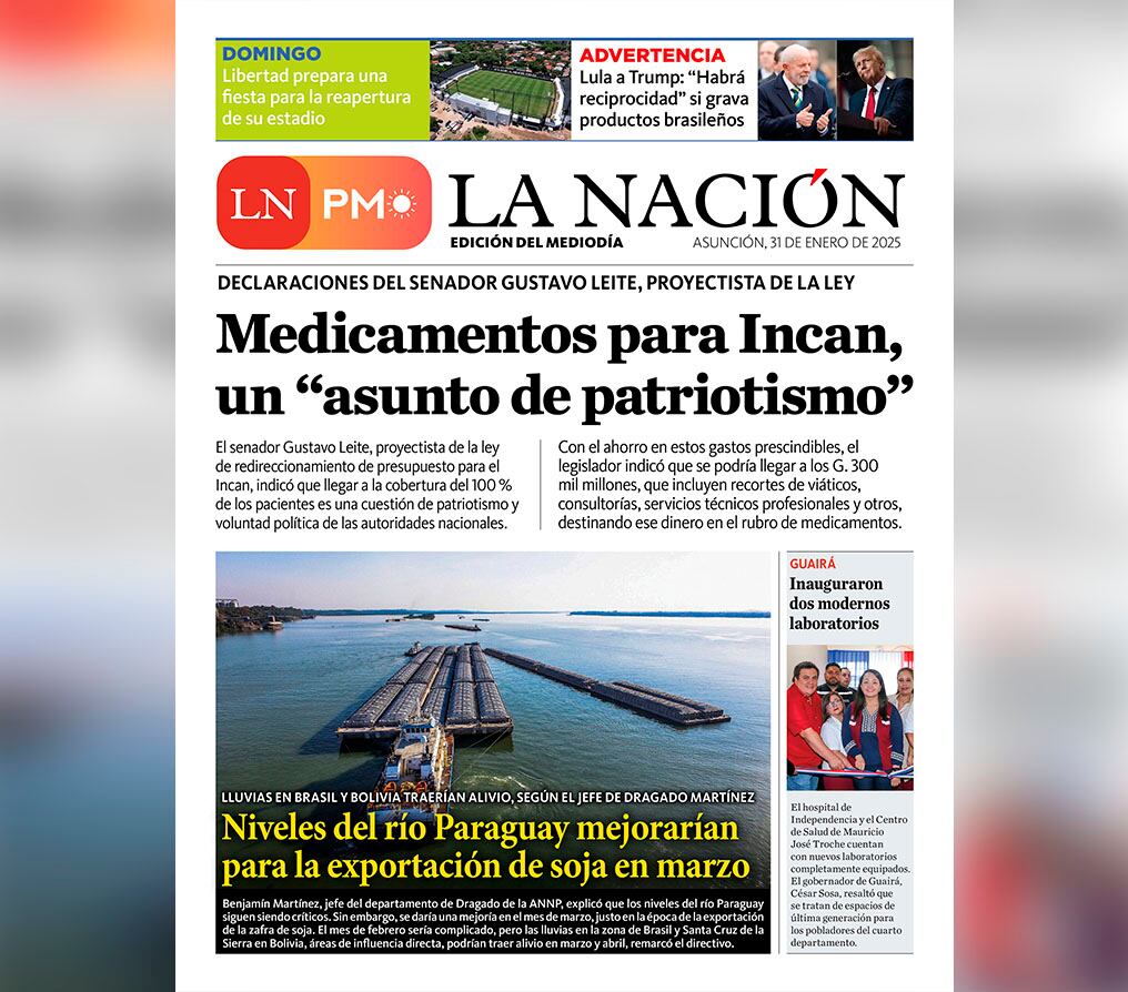 LN PM: edición del 31 de enero