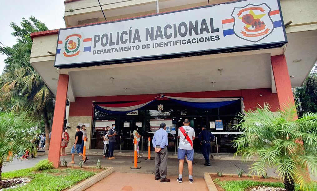 El incidente se produjo en la sede central del Departamento de Identificaciones, situada en la avenida Boggiani. Foto: Archivo.