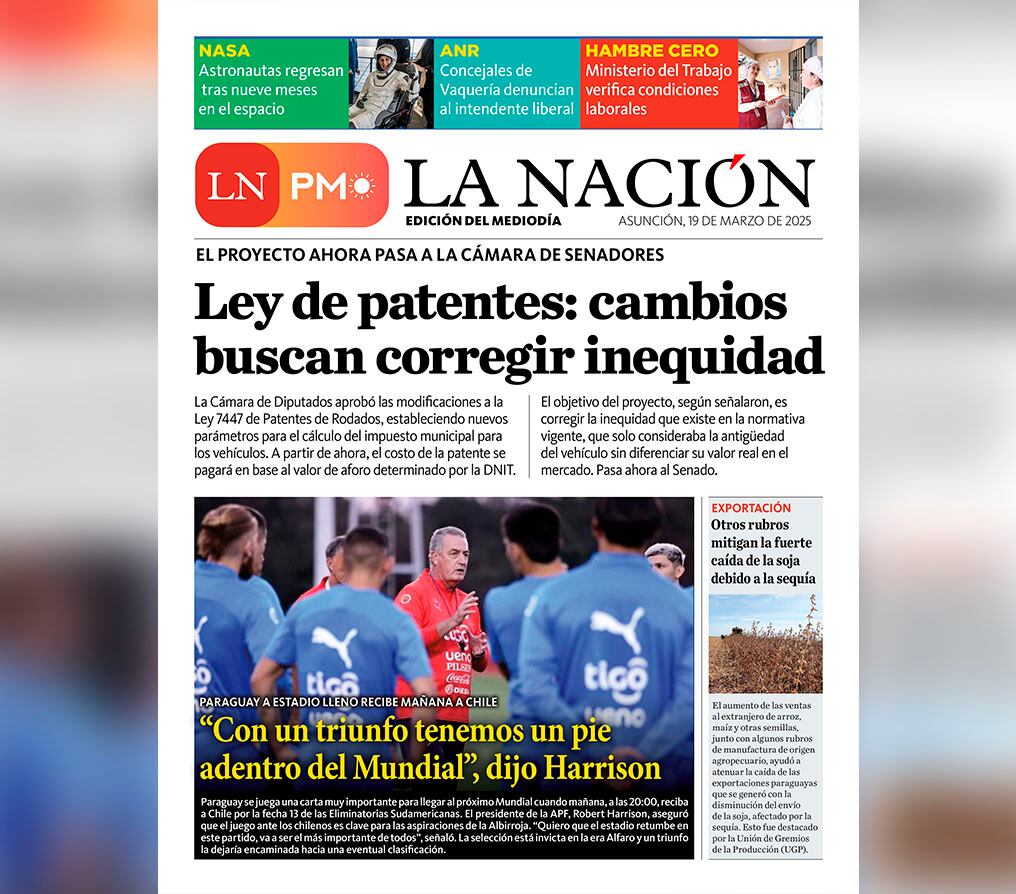 LN PM: edición del 19 de marzo