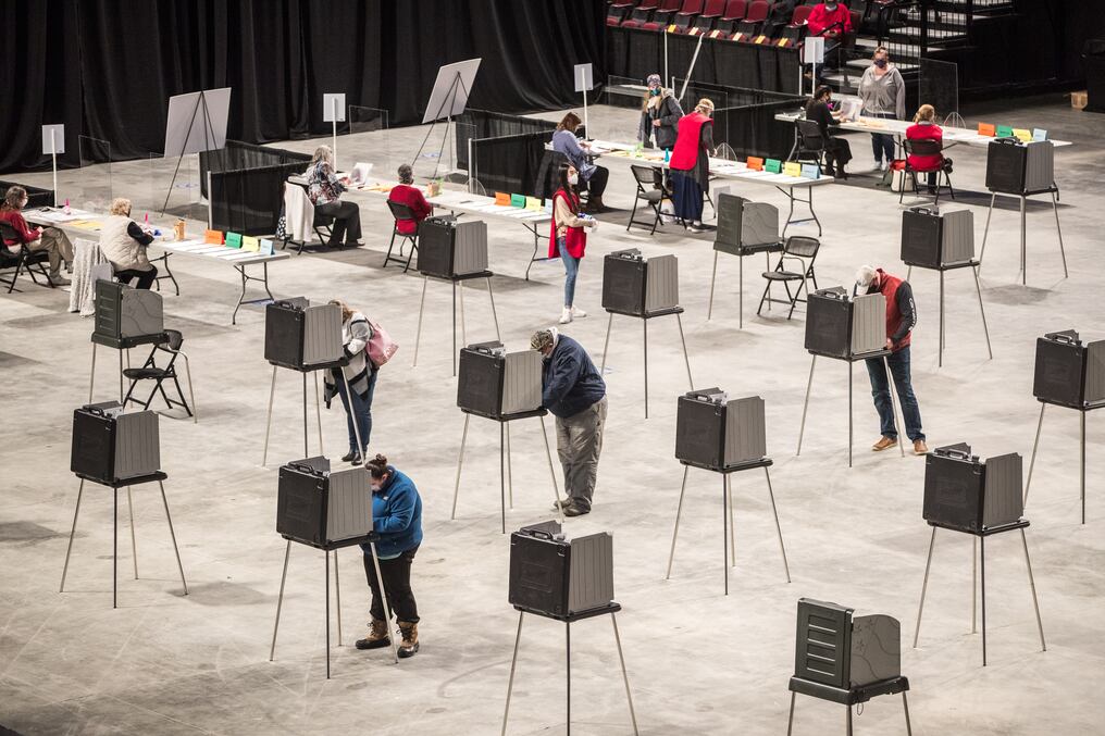 El día de las elecciones en Estados Unidos finalmente llegó, y 100 millones de personas ya han votado por correo o de forma presencial. Foto: AFP.