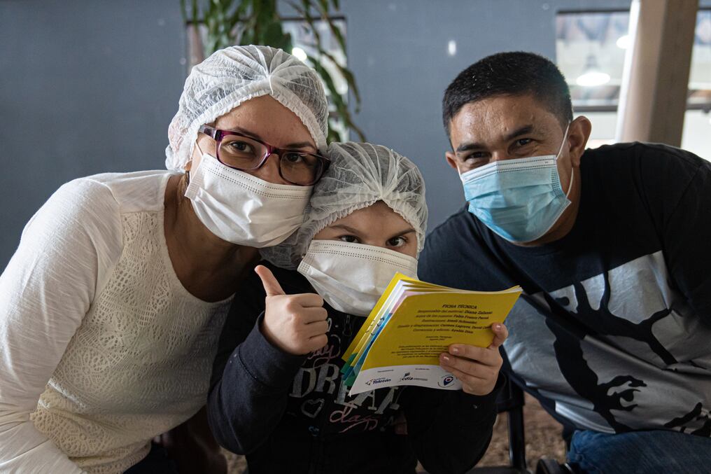 “Volvamos a estar cerca” es la consigna de este año de la fundación Teletón para seguir ayudando a las familias asistidas. Foto: Gentileza.
