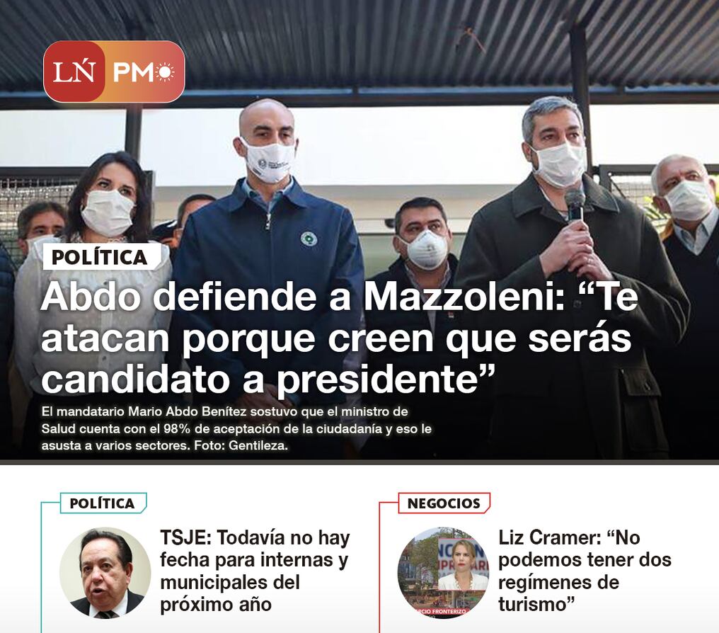 LN PM: Las noticias más importantes de la siesta