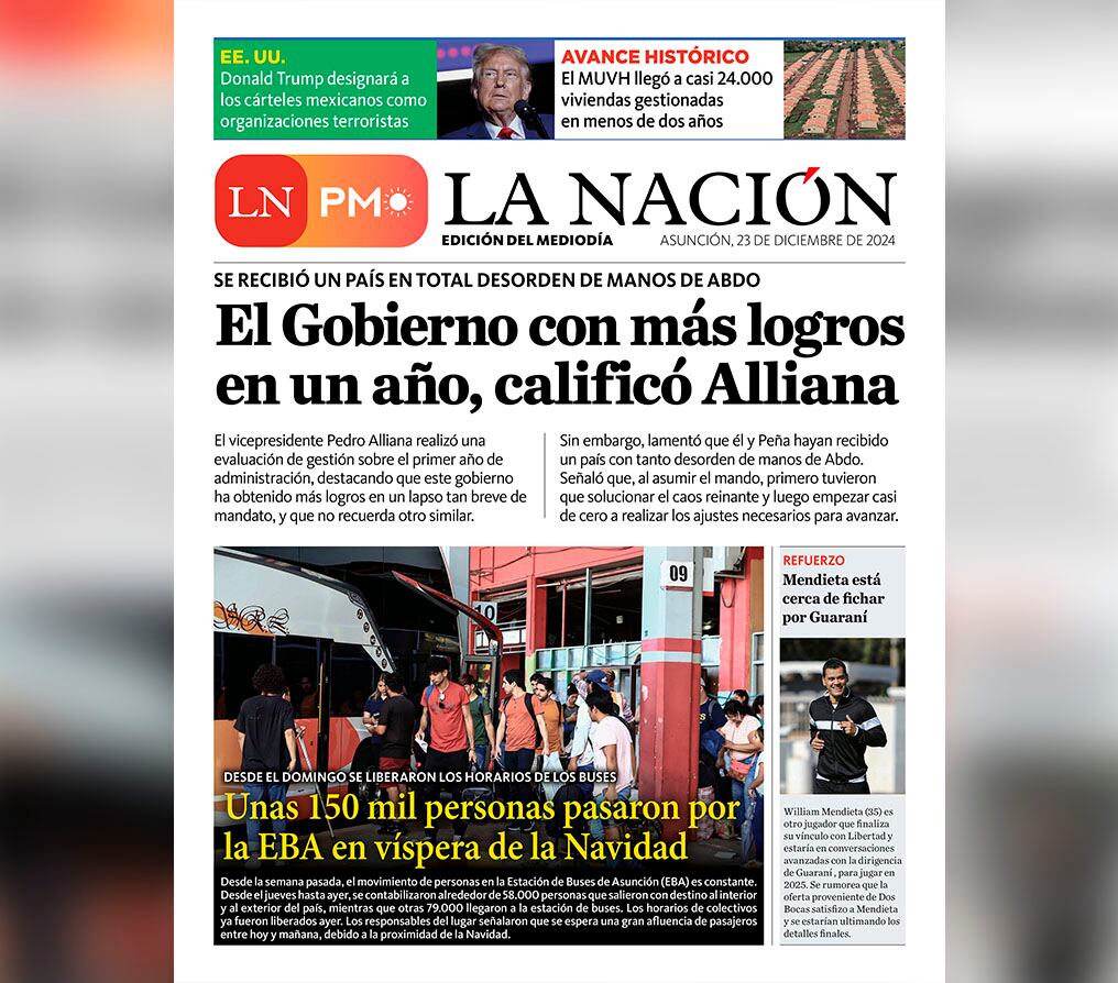 LN PM: edición del 23 de diciembre