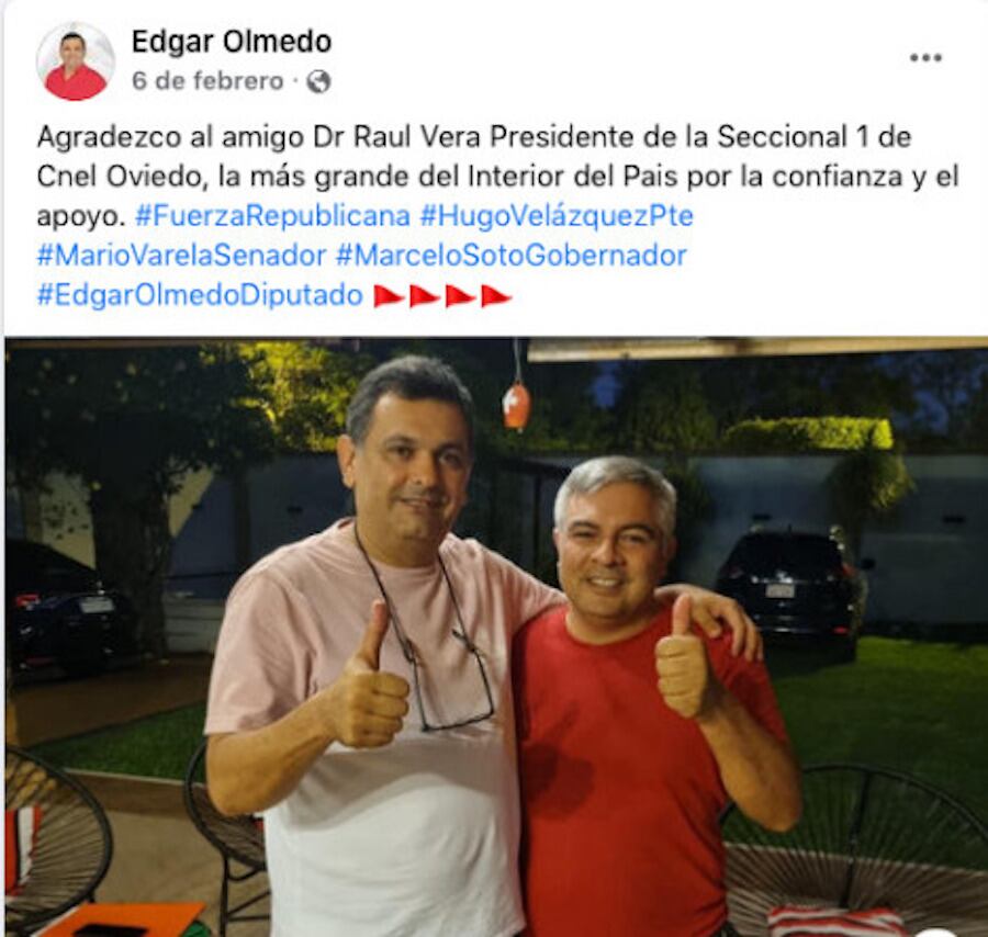 Ministro Édgar Olmedo, en campaña política con Raúl Vera, nuevo jefe de Gabinete en proceso de acomodo mientras espera decreto.