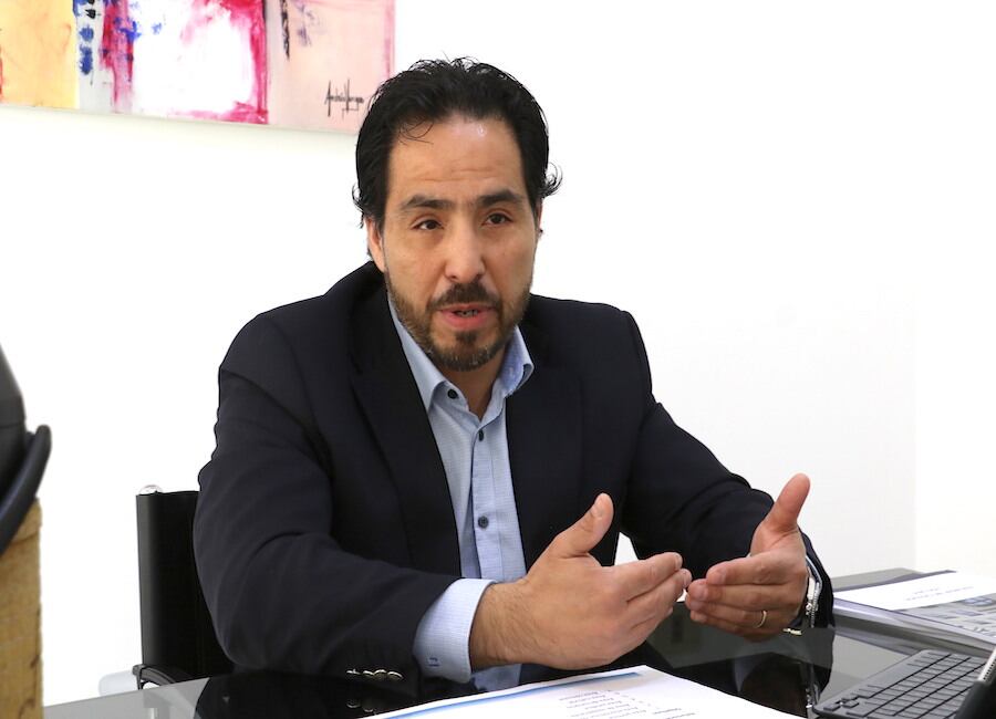 El aspirante a senador por la ANR Fernando Ojeda cuestionó la política de asistencialismo que propone la Concertación efrainista. Foto: Gentileza.