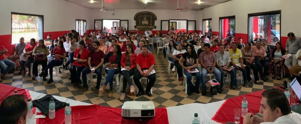El Partido Colorado continúa con los preparativos en diversos puntos del país para encarar los comicios del próximo 30 de abril. Foto: Gentileza.