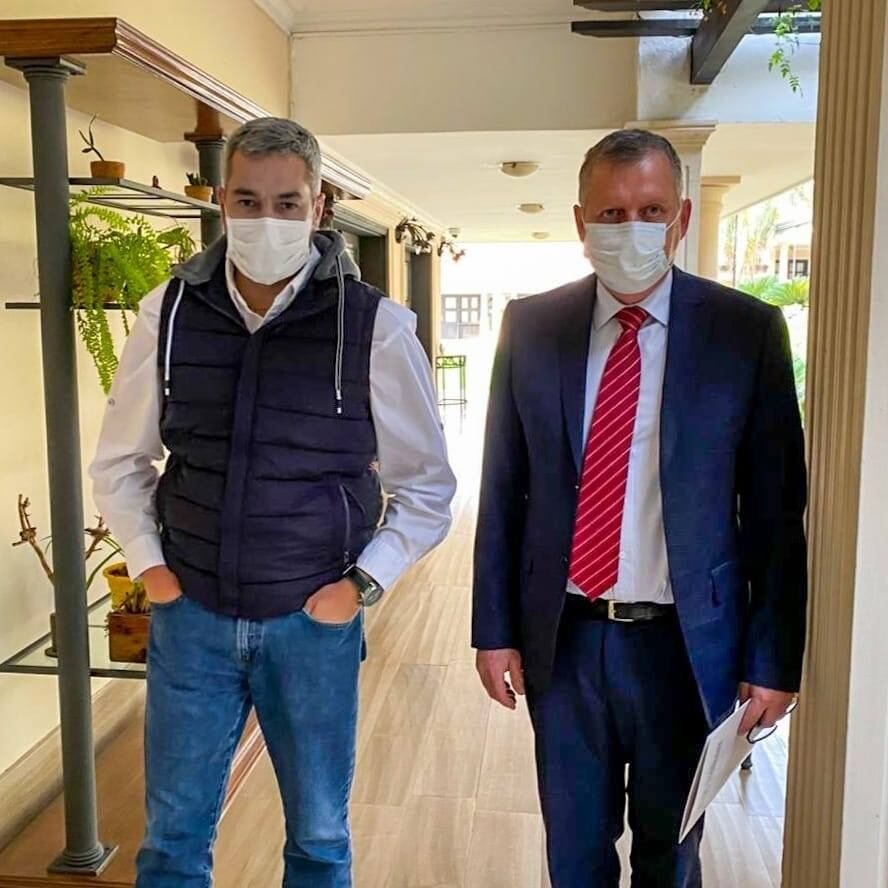 Ante la actual crisis generada por la sequía al campo, el presidente Mario Abdo Benítez estableció medidas paliativas para dar señales de apoyo al sector productivo. Foto: Archivo.