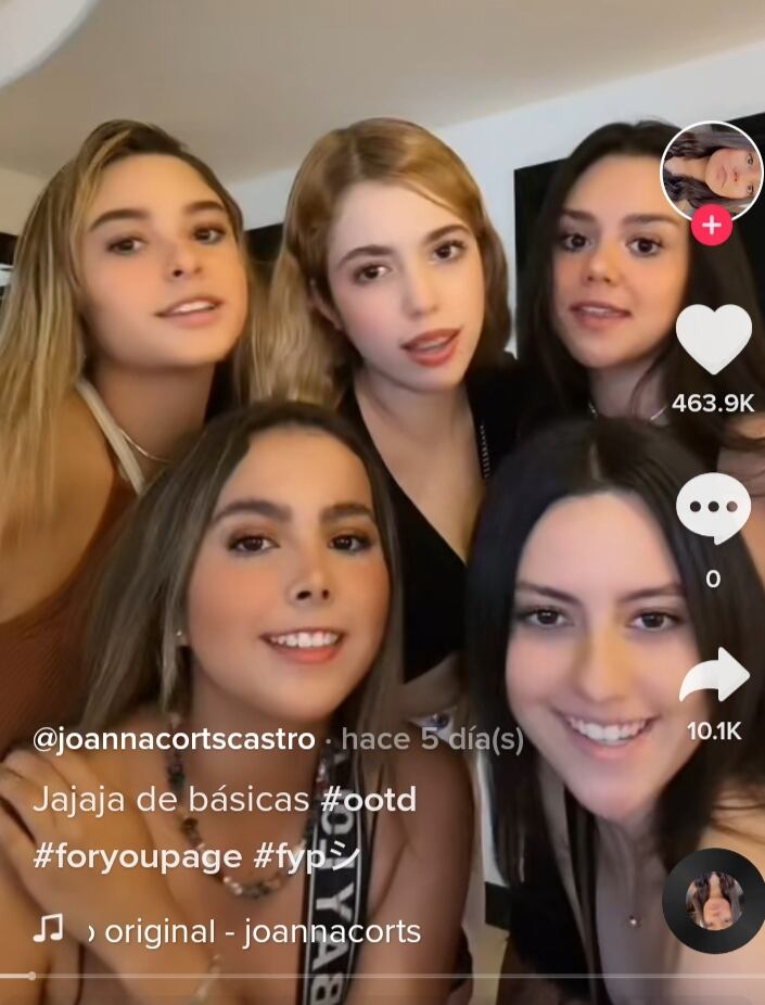 A pesar de que la usuaria es mexicana, el video causó gran revuelo en todas las plataformas paraguayas. Foto: Captura de pantalla,