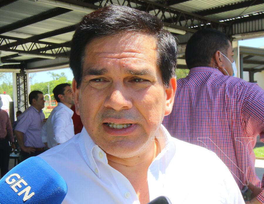 Juan Carlos Baruja, presidente del Consejo de Gobernadores del Paraguay. Foto: Christian Meza.
