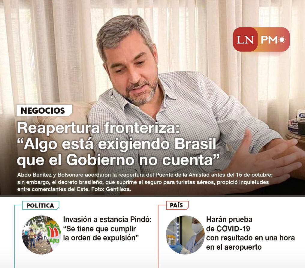 LN PM: Las noticias más relevantes de la siesta del 6 de octubre 