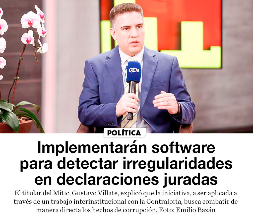 Implementarán software para detectar irregularidades en declaraciones juradas