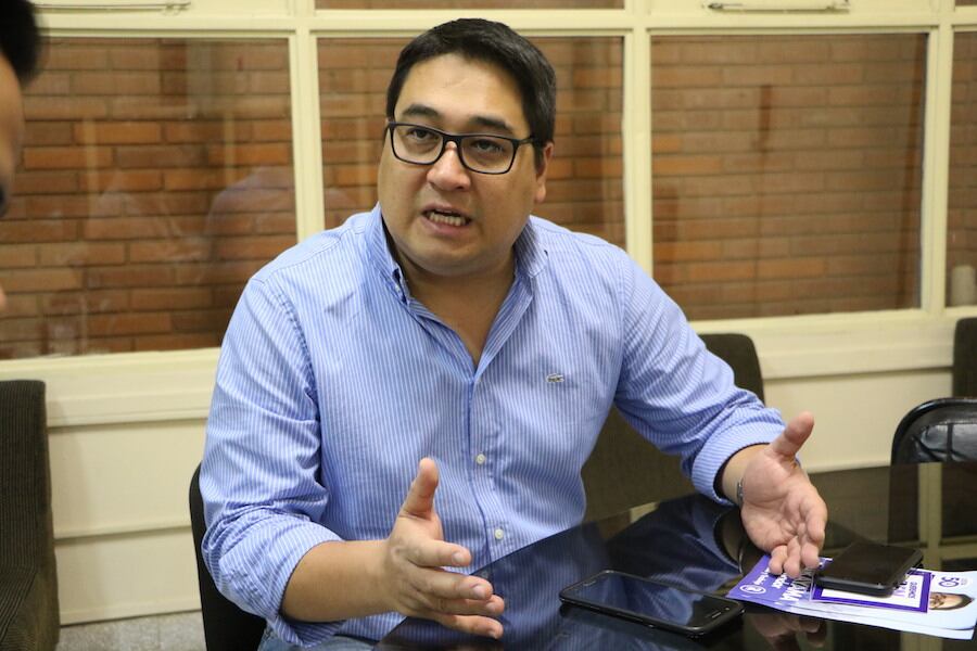 El dirigente liberal Eduardo Nakayama dijo que las chances de la Concertación opositora con Efraín Alegre se verán en peligro, teniendo en cuenta que es un candidato que representa la división. Foto: Archivo.