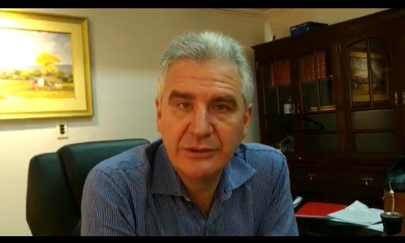 El legislador colorado sostiene que el presidente debe asumir una postura firme ante los casos de corrupción que salpicaron al ministro Mazzoleni. Foto: Captura de pantalla.