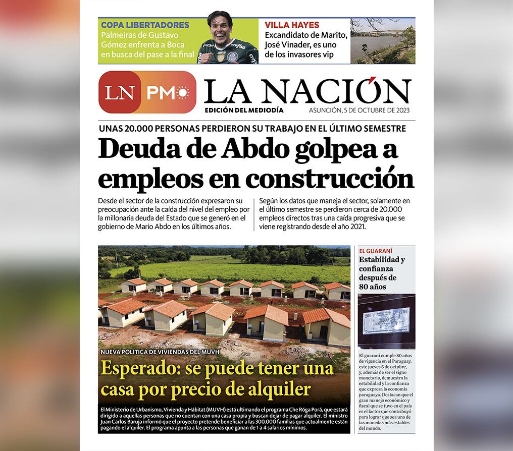 LN PM: edición mediodía del 5 de octubre