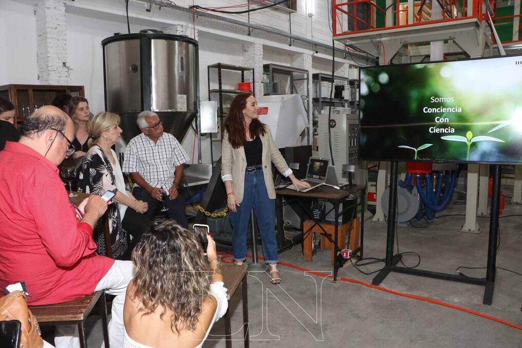 María Nasta Bittar, fundadora y directora de Madre, durante el acto de celebración de su primer aniversario, este lunes pasado. Foto: Cristóbal Núñez.