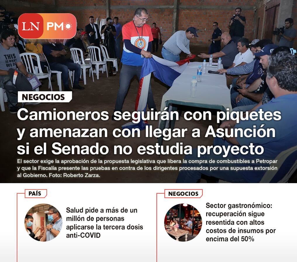 LN PM: Las noticias más relevantes de la siesta del 22 de abril 