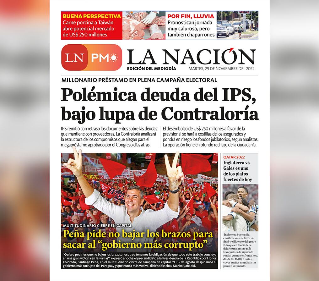 LN PM: edición mediodía del 29 noviembre 