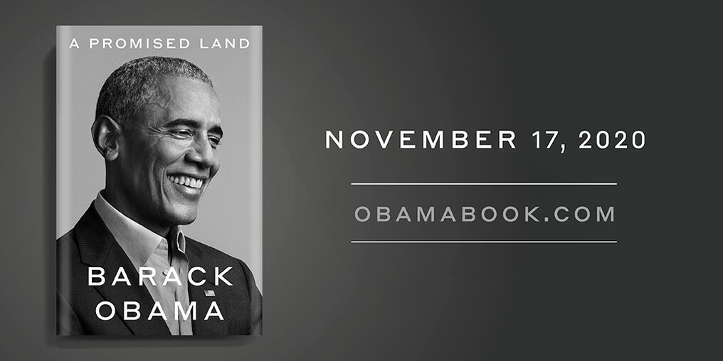 El expresidente de Estados Unidos, lanzará "Promised Land" (Tierra prometida), que tiene 768 páginas. Foto: Twitter.