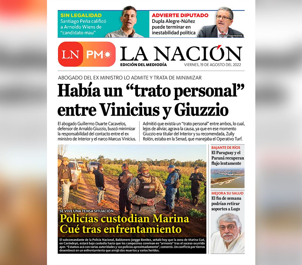 LN PM: edición mediodía del 19 de agosto 