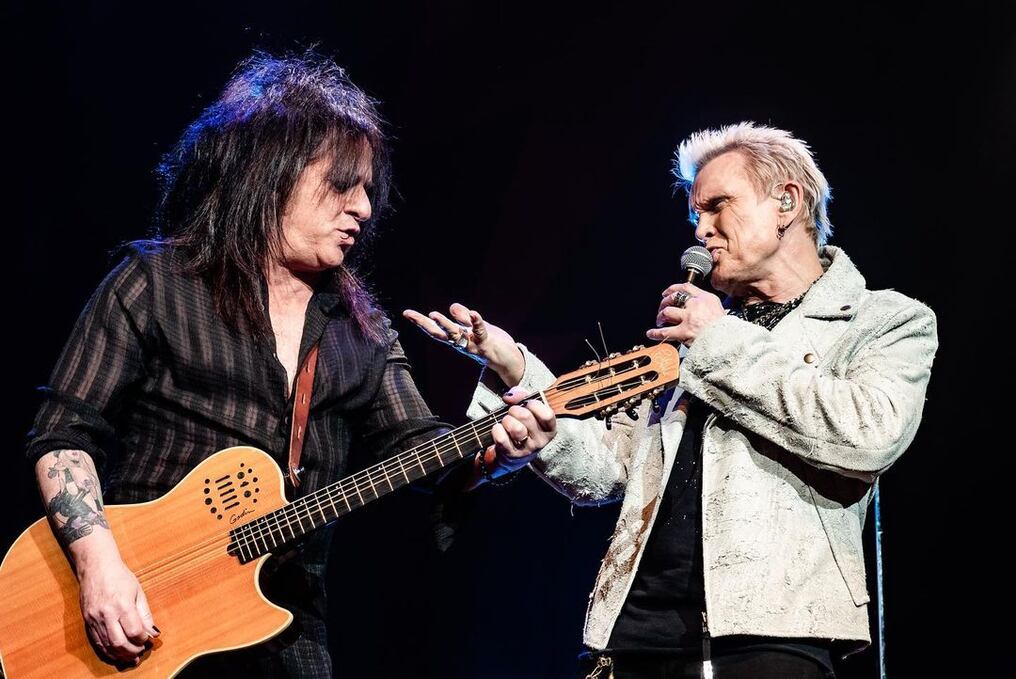 El cantante británico actúa este jueves en Asunción con el guitarrista norteamericano que ya estuvo en Asunción hace 9 años. Foto: Gentileza.