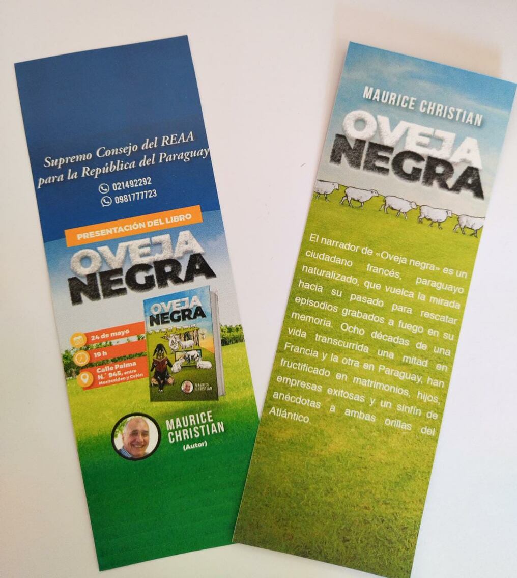 Empresario lanza el libro "Oveja negra". Foto: Gentileza.