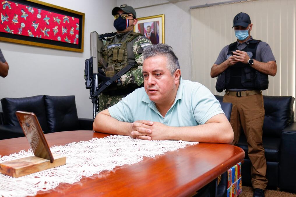 El narcopiloto mexicano Ronier Sánchez guardará prisión preventiva en la Agrupación Especializada de la Policía Nacional. Foto: Gentileza.