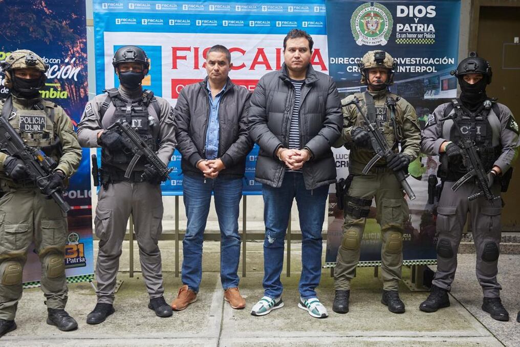Luego de analizarse las pruebas de la Fiscalía, los hermanos Pérez Hoyos serán recluidos en la cárcel de Colombia por su participación en el asesinato de Marcelo Pecci. Foto: Fiscalía de Colombia.