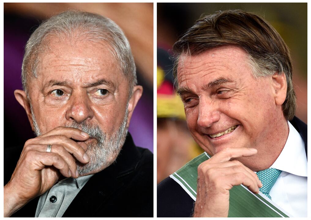 Una encuesta señala que, en cuanto a la segunda vuelta, el exmandatario se impondría al actual presidente brasileño en porcentajes de 53-35 por ciento. Foto: AFP.