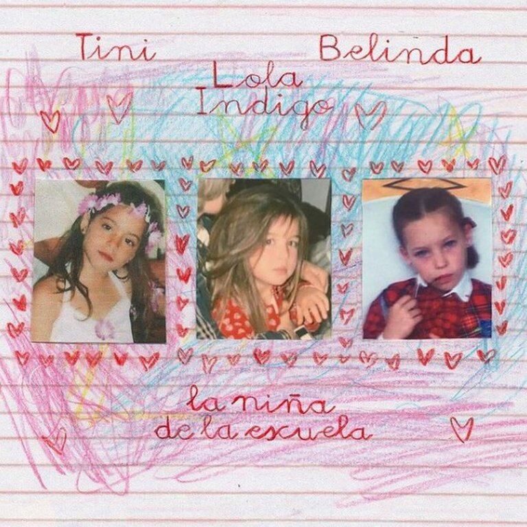 Tini, Lola Índigo y Belinda juntas en la canción “La Niña de la Escuela”