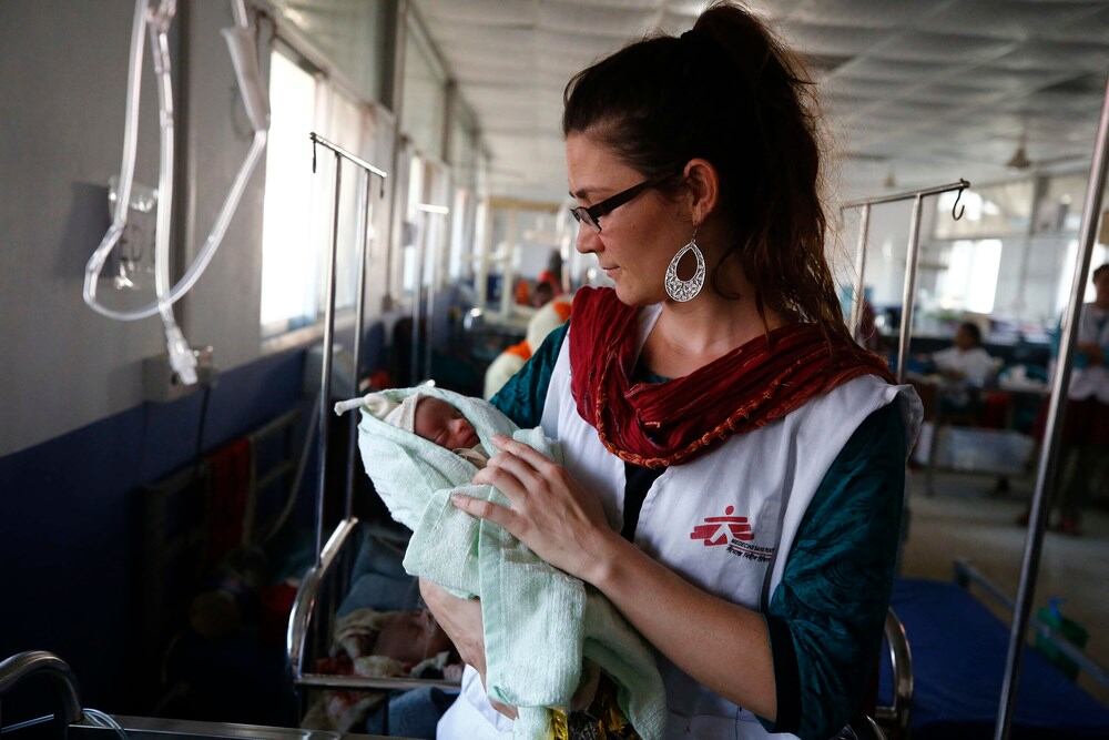 Esta organización médica y humanitaria internacional, que recibió el Premio Nobel de la Paz en 1999, fue fundada en Francia en 1971 por un grupo de médicos y periodistas. Foto: MSF.
