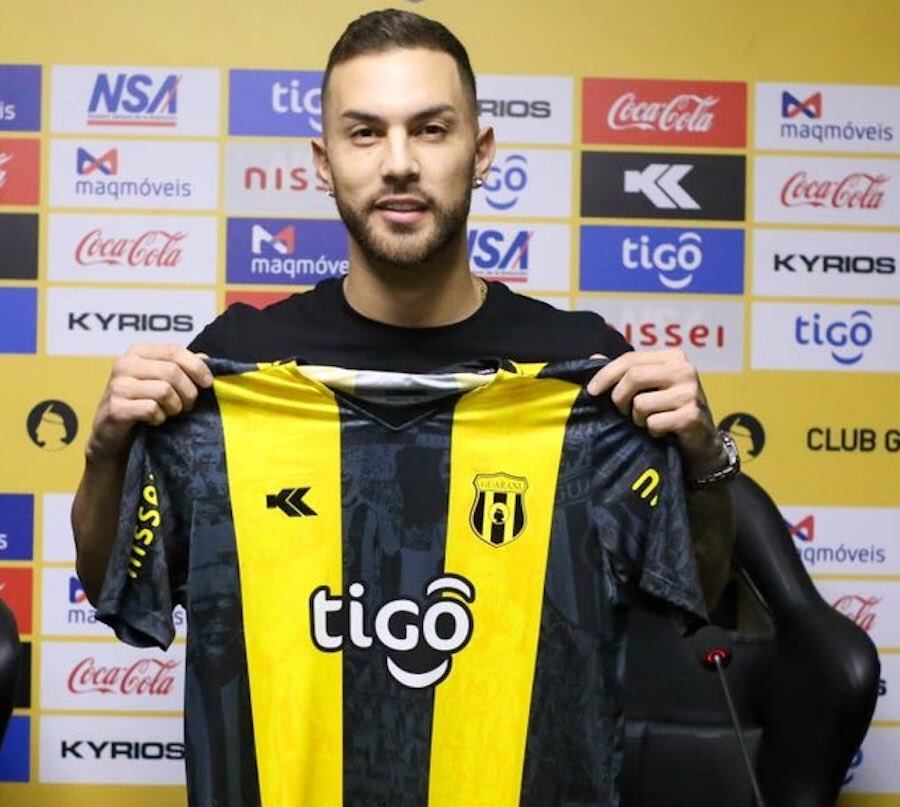 Luis Fariña dejó Cerro Porteño y pasó a Guaraní.FOTO:CLUB GUARANÍ