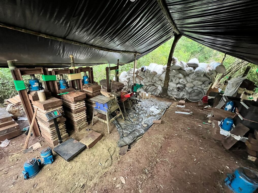 El daño ocasionado a los traficantes de droga sería de unos US$ 1.300.000, de acuerdo al valor estimado de la marihuana en el mercado brasileño. Foto: Gentileza.