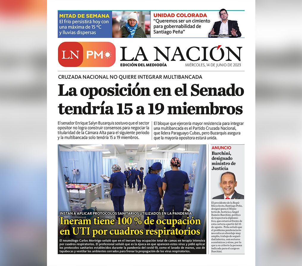 LN PM: edición mediodía del 14 de junio 