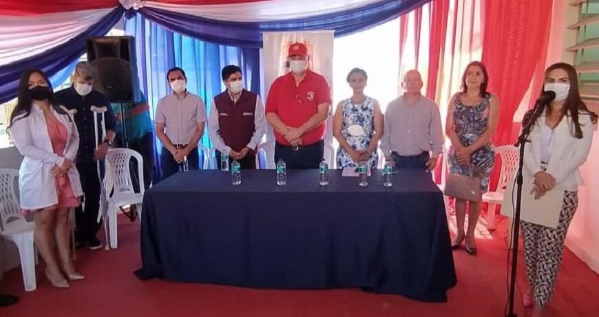En el acto de habilitación realizado ayer estuvieron presentes autoridades locales y nacionales. Foto: Gentileza.