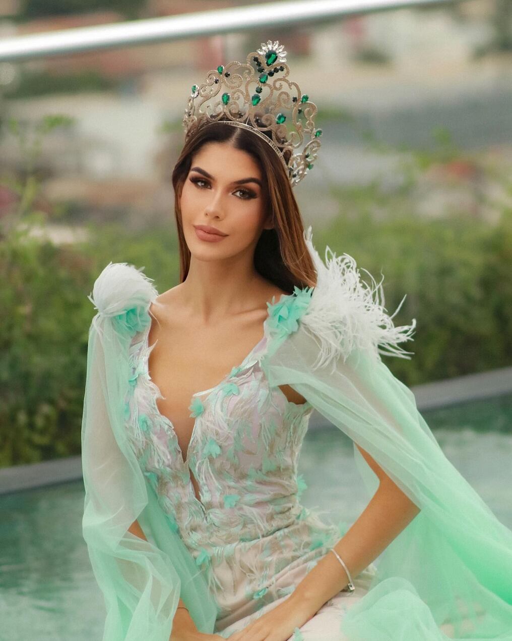Aghata León, miss Grand Paraguay 2022. Foto: Gentileza.
