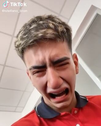 La etiqueta del filtro llorar en TikTok tiene más de 500 mil reproducciones. Foto: Captura de video.