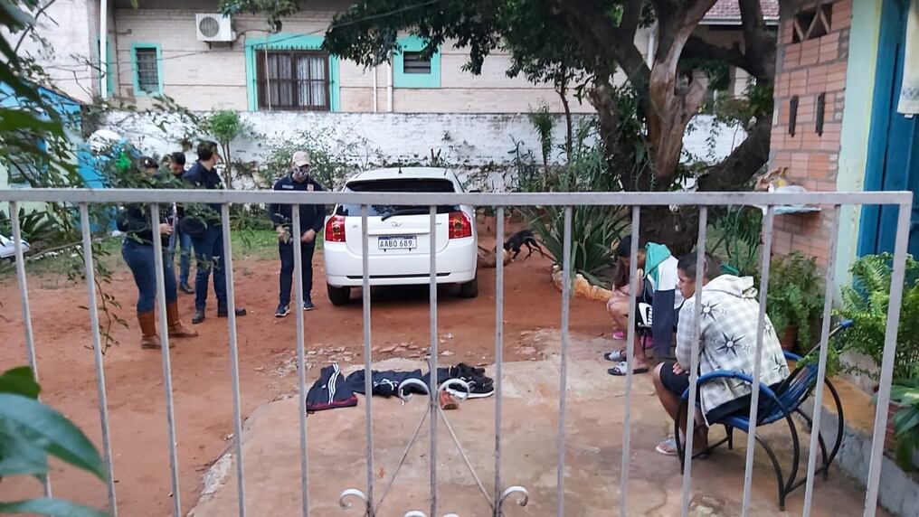 Uno de los allanamientos se realizó en la ciudad de San Antonio. Foto: Gentileza.
