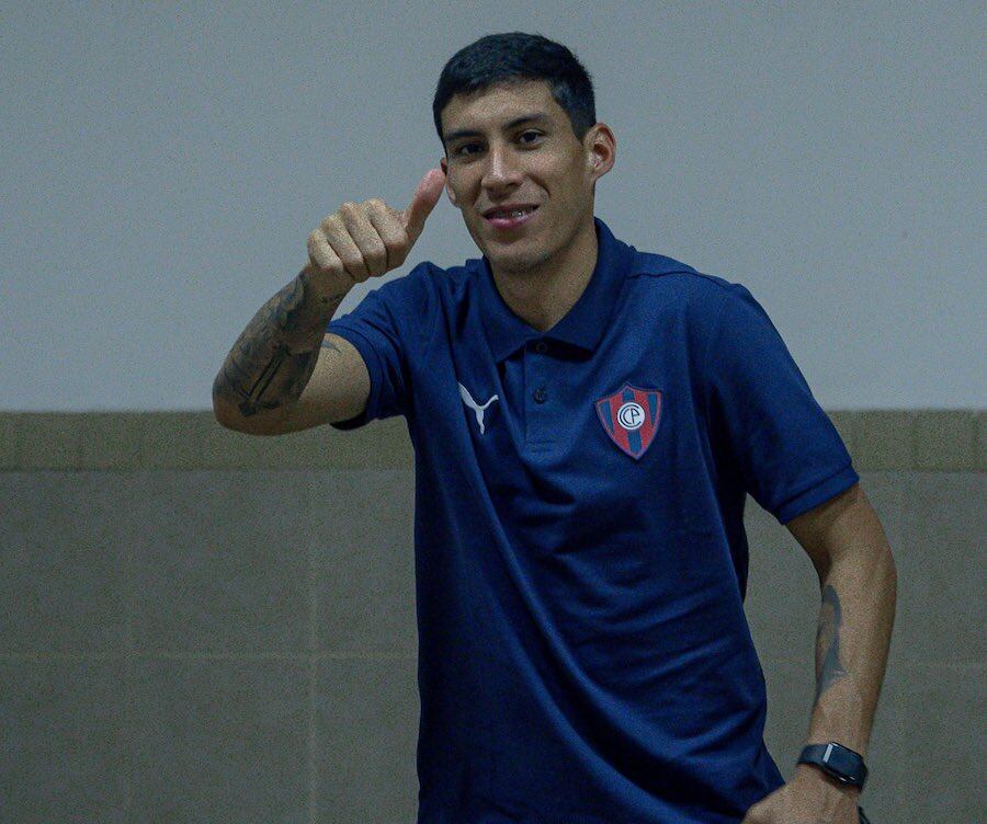 Enzo Giménez analizó su momento en el equipo azulgrana tras el triunfo ante Ameliano en CDE.FOTO:ARCHIVO