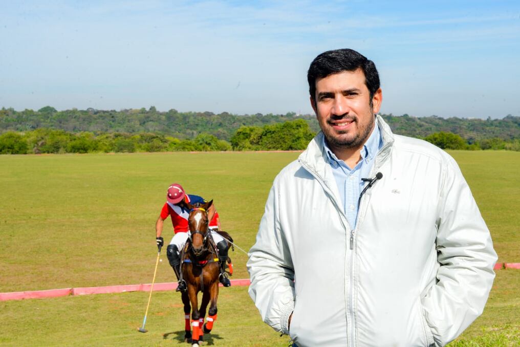 Presidente de la Federación Paraguaya de Polo, Juan José Arnold. Foto: Gentileza.