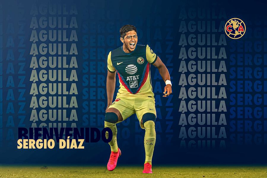 El club América dio la bienvenida ayer al paraguayo Sergio Díaz (22 años), quien tiene la oportunidad de brillar en una entidad con mucho prestigio.FOTO:TWITTER DE AMÉRICA