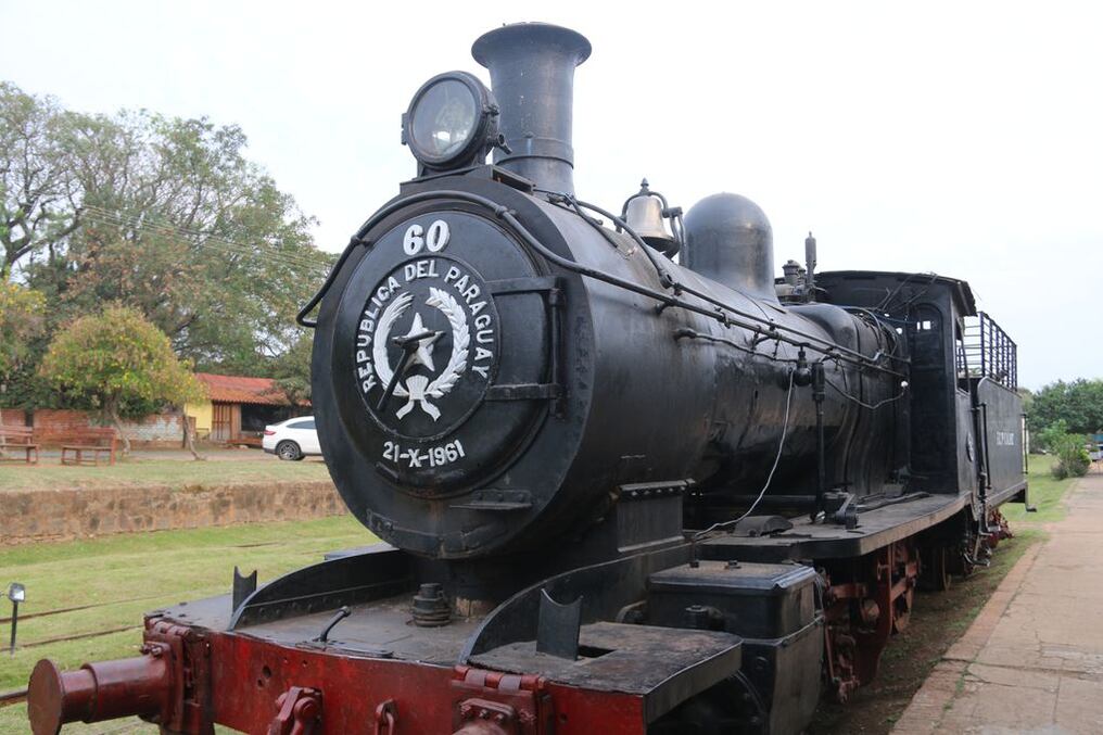 Luego de 156 años, la locomotora 60 se encuentra lista para revivir una parte de la historia del Paraguay. Foto: Gentileza.