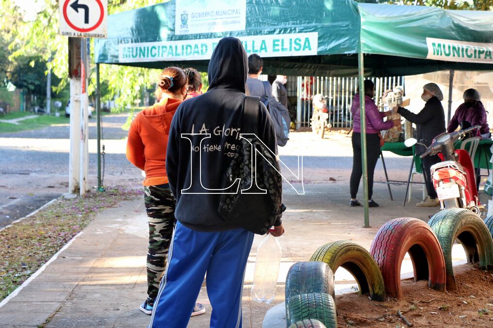 El distrito de Villa Elisa, a la fecha, tiene 50 casos activos de coronavirus, todos en aislamiento. Foto: Nadia Monges.