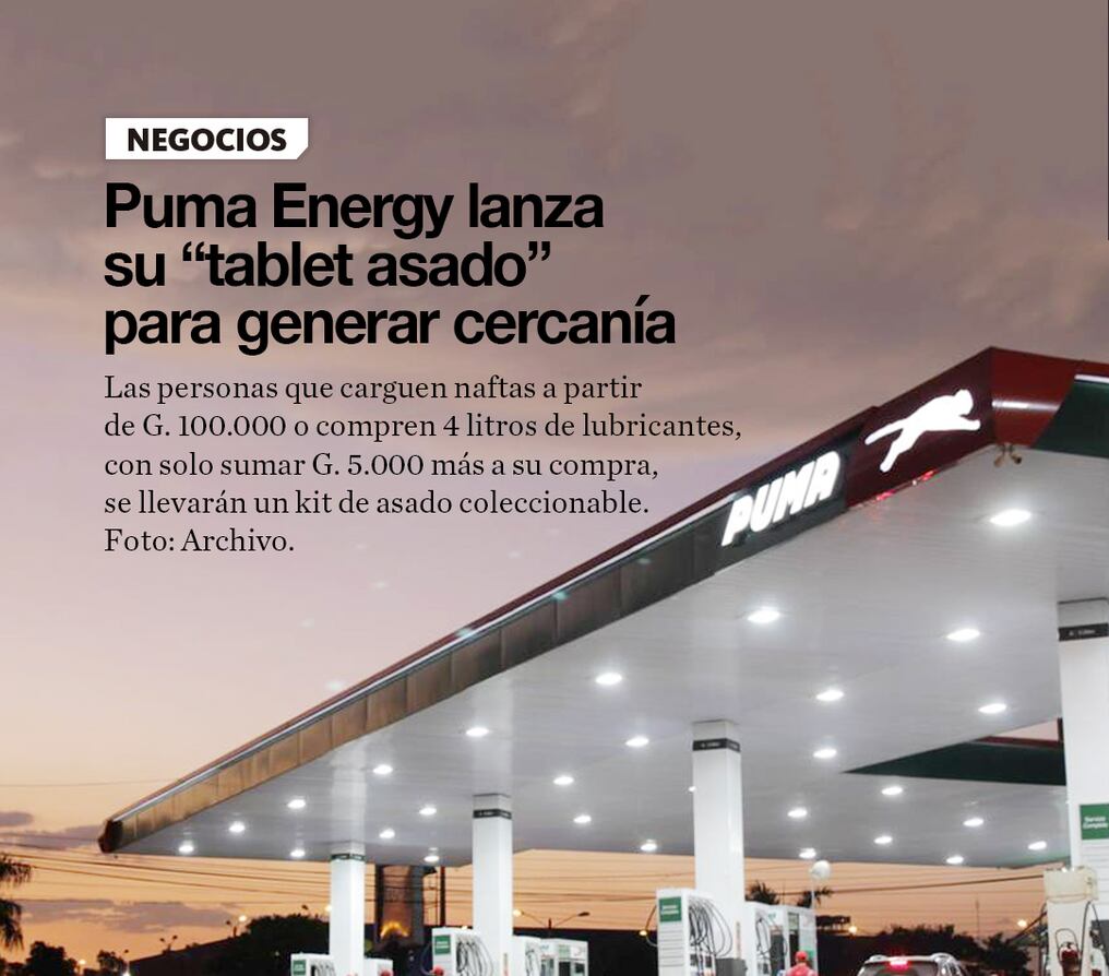 Puma Energy lanza su “tablet asado” para generar cercanía