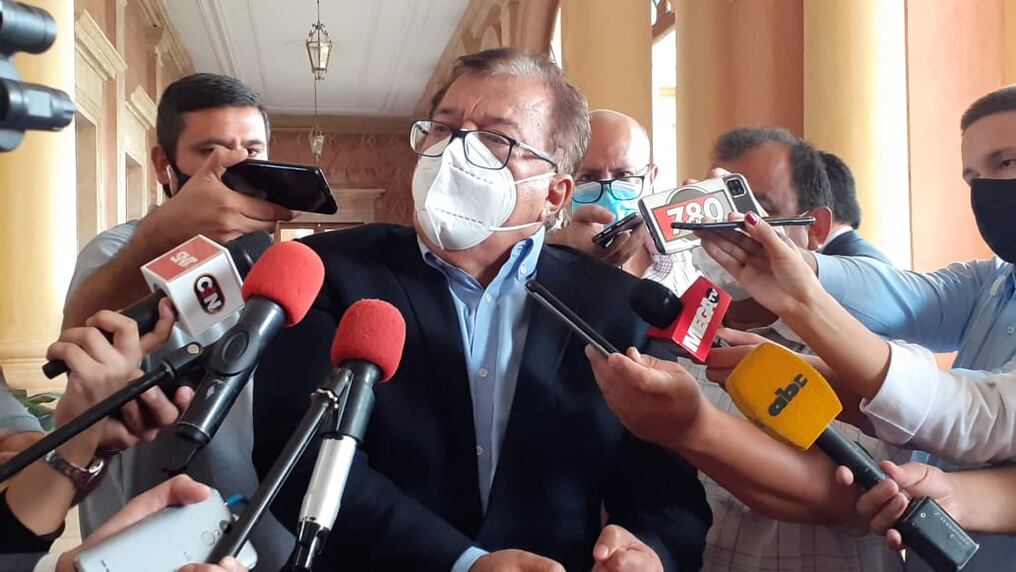 "Estoy haciendo un discurso y un cuestionamiento de orden político a la hegemonía que existe en los organismos multilaterales", dijo Nicanor Duarte Frutos en defensa de Mario Abdo Benítez. Foto: Gentileza.