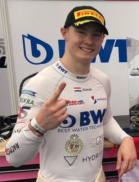 Joshua Duerksen es un joven piloto paraguayo de automovilismo, se inició en el mundo motor a los 10 años. Foto: Gentileza.