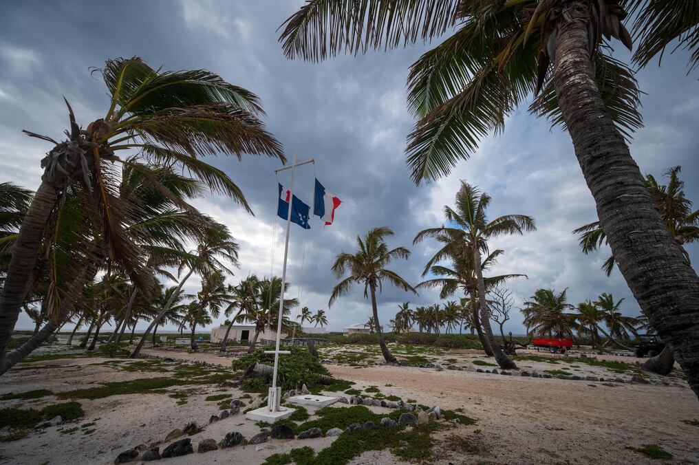 La isla Tromelin desarrolla turnos de tres meses de residentes reclutados cuya misión es asegurar presencia francesa al norte de la isla La Reunión. Foto: AFP.