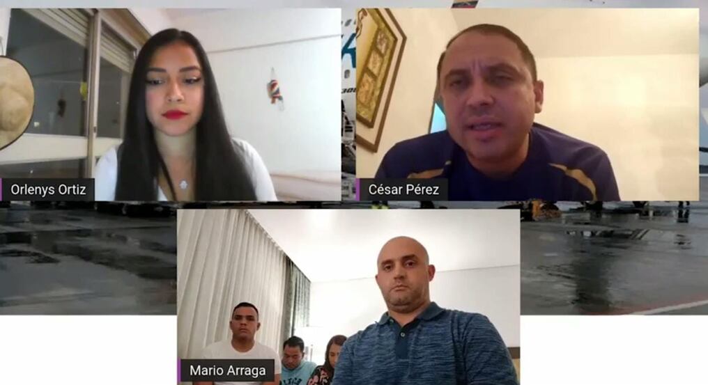 Los tripulantes del país bolivariano demorados en Argentina dieron por primera vez una declaración oficial a la venezolana Orlenys Ortiz, que se describe como una “comunicadora política”, pero que estaría vinculada al chavismo, de acuerdo a una publicación realizada por Infobae. Foto: Gentileza.